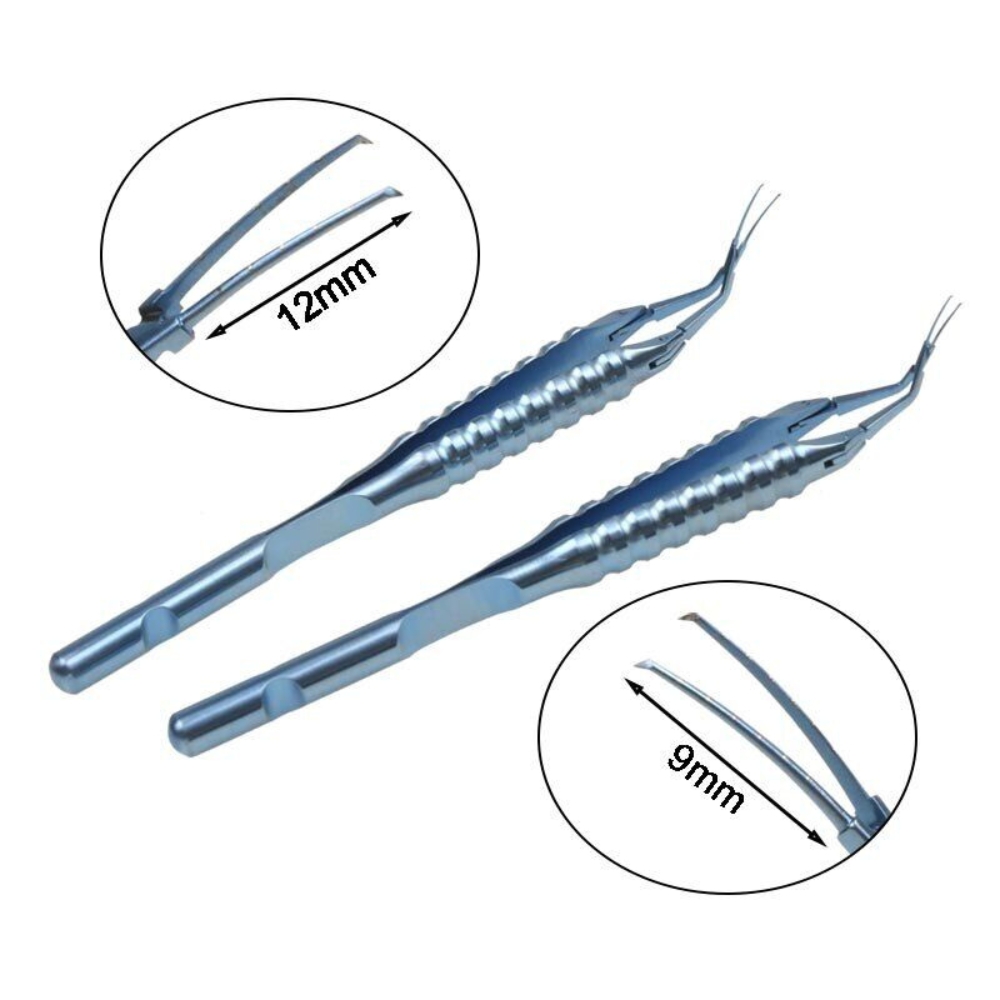 Retinal Capsulorhexis Forceps - Intraocular Micro Surgical Eye Instrument Tweezers